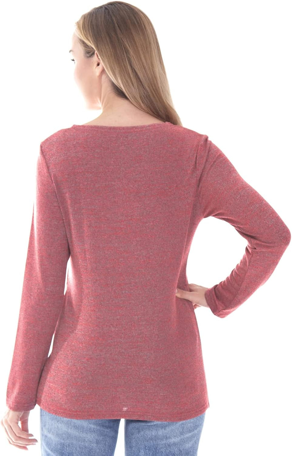 Women'S 3 Packs Maternity Clothes Long Sleeves Breastfeeding Shirts Nursing Top