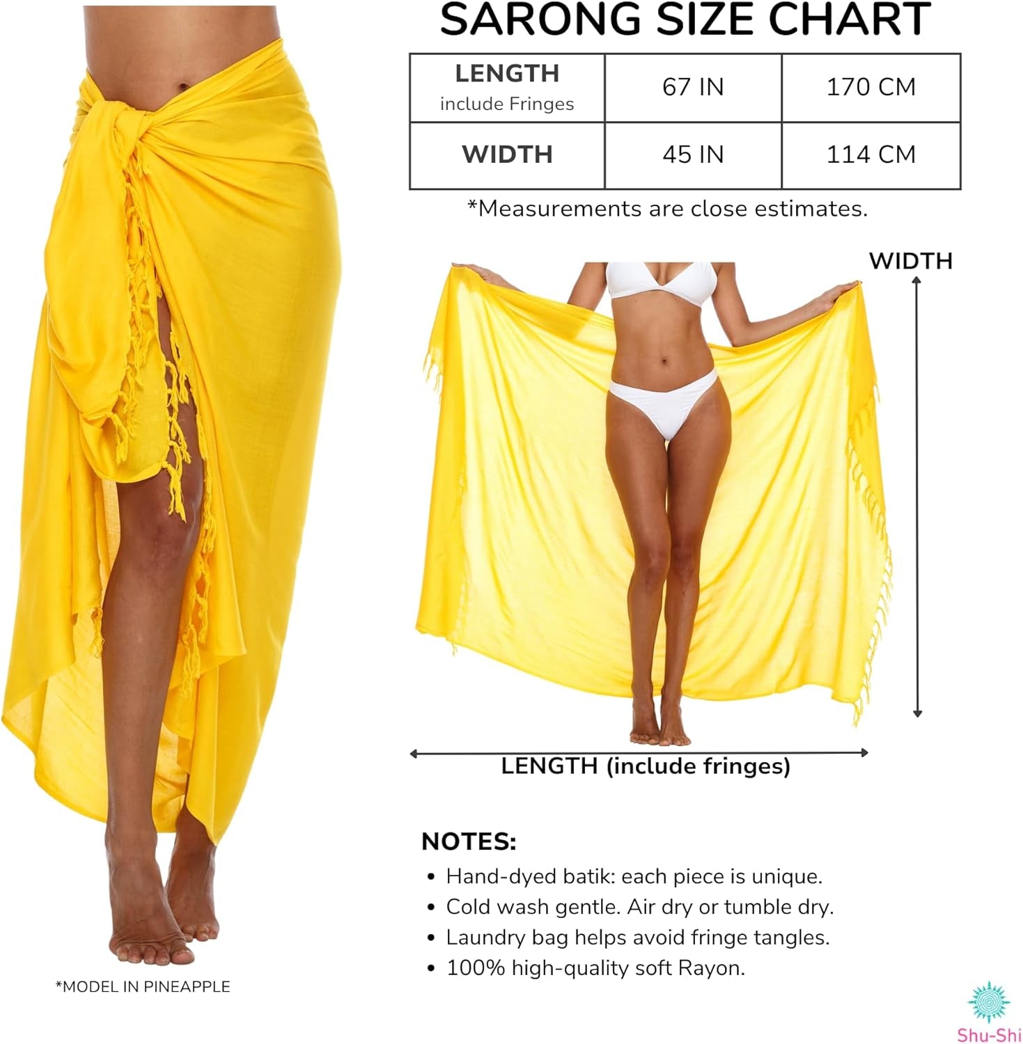 Sarong Wraps for Women Beach Cover up Skirt Swimsuit Wrap Pareo Coverups