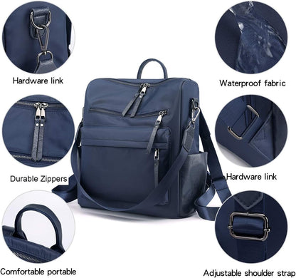 Women'S Fashion Backpack Purse Multipurpose Design Convertible Satchel Handbags Shoulder Bag Travel Bag