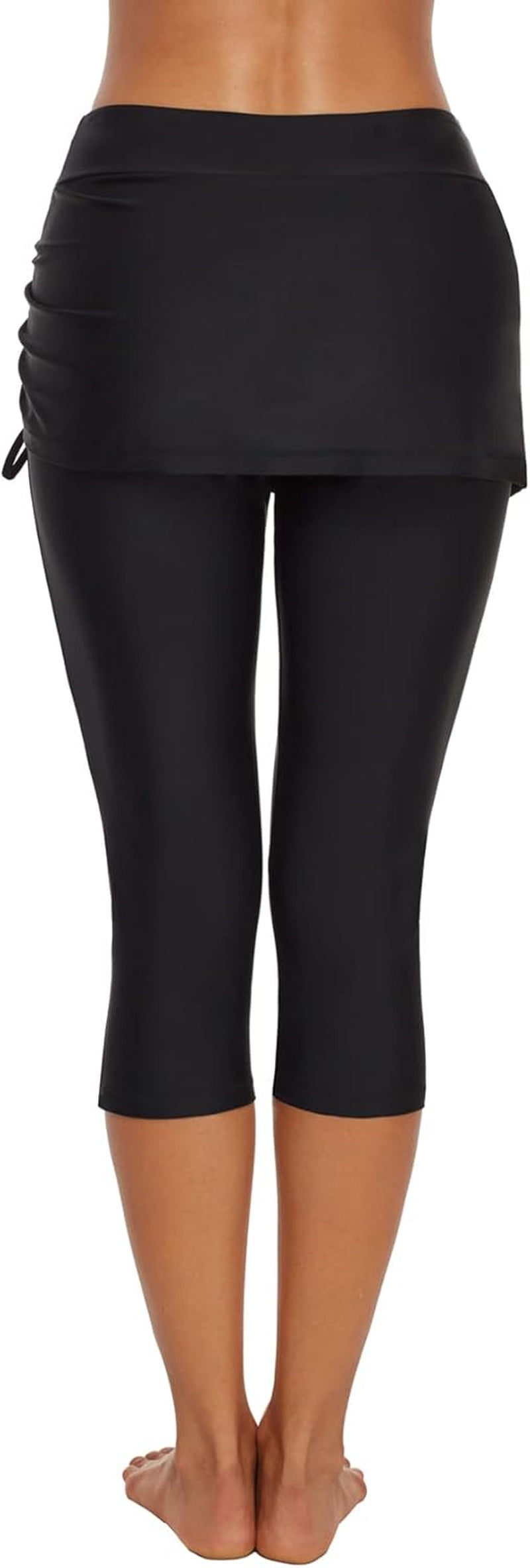 Swimming Water Pants Skirted Swim Shorts Cropped Capri Surf Leggings Wetsuit Pants UV Boardshorts for Women