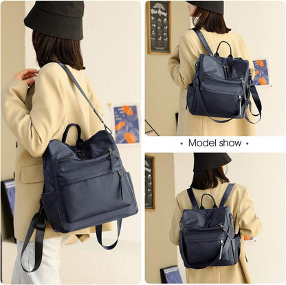 Women'S Fashion Backpack Purse Multipurpose Design Convertible Satchel Handbags Shoulder Bag Travel Bag